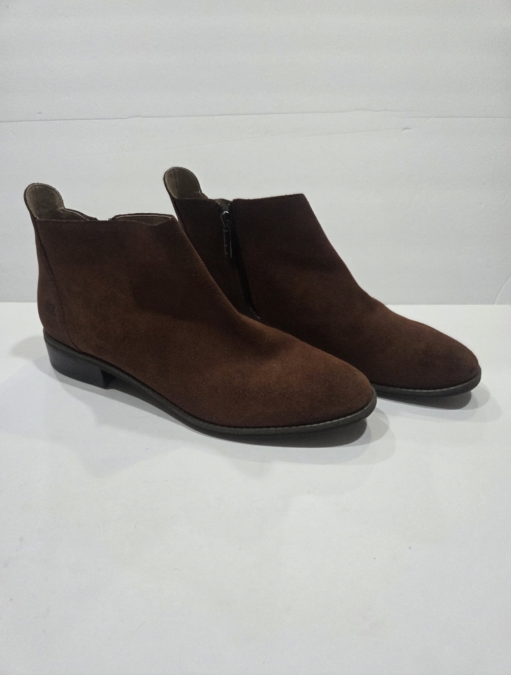 Karl Lagerfeld Brown Suede Ankle Boots